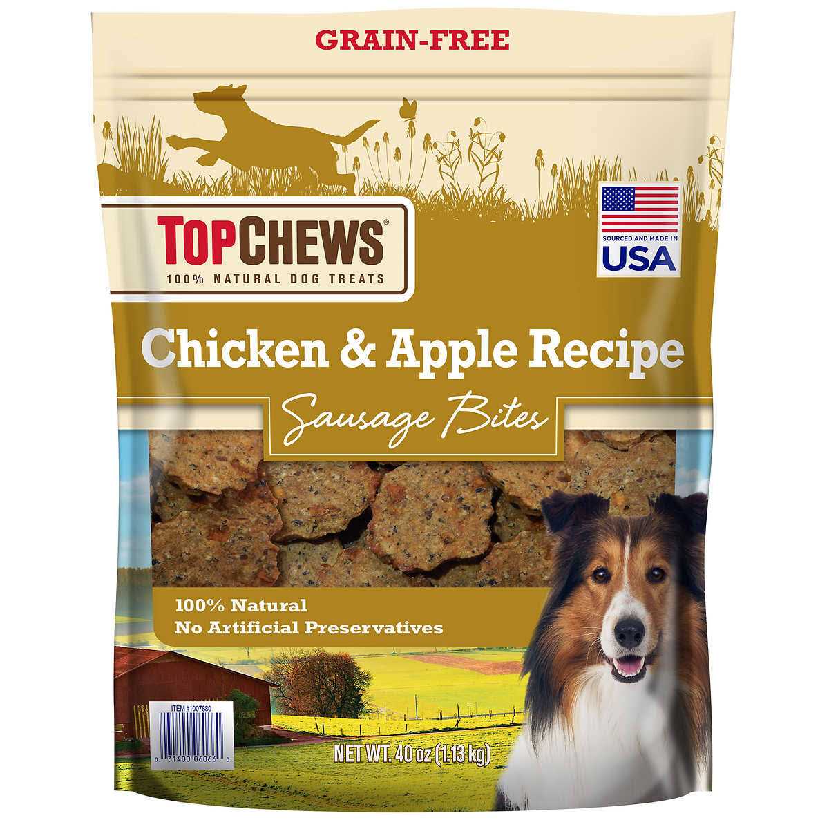 Chicken & Apple Natural Dog Treats I36252