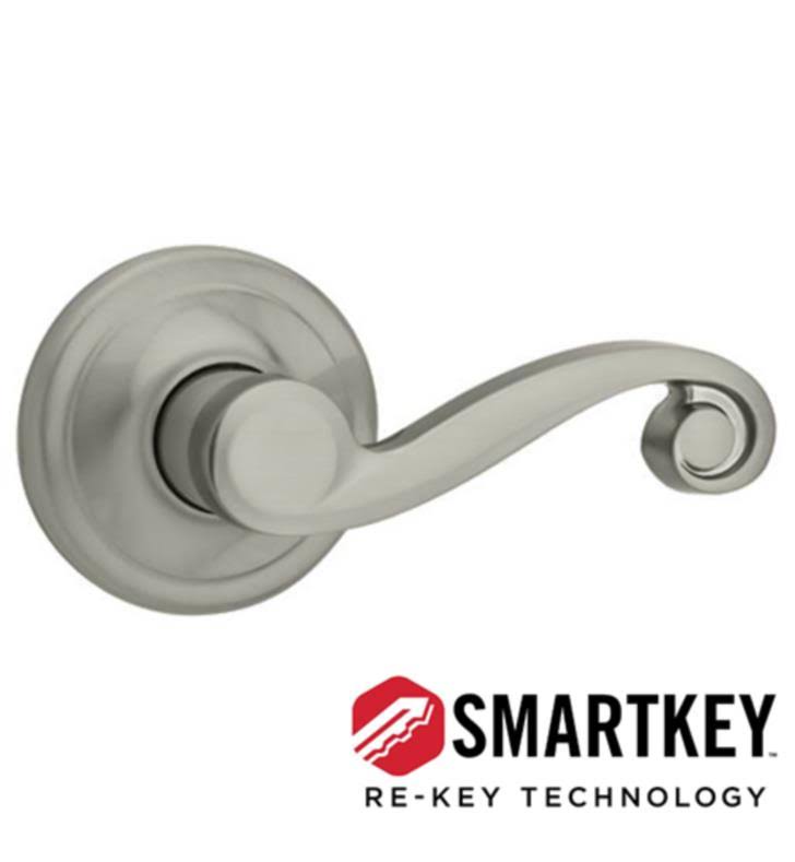 Bright Brass Left Hand Double Cylinder Handleset Trim Q716