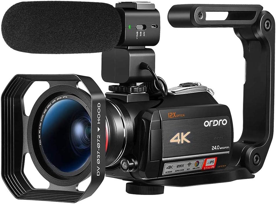 4K Camcorder with 12x Optical Zoom L4849