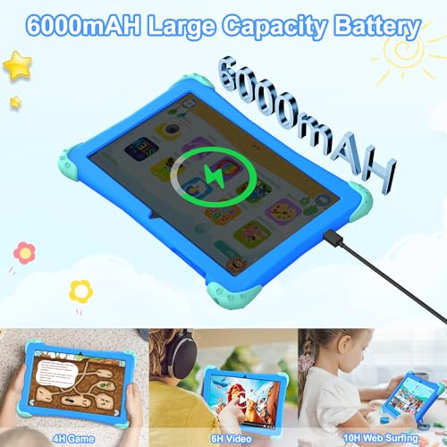 10 inch Android 14 Tablet with Case G6253