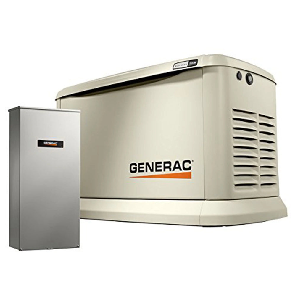22 KW/19.5 KW Air Cooled Home Standby Generator with Wi-Fi with 200 Amp Transfer Switch Y585553