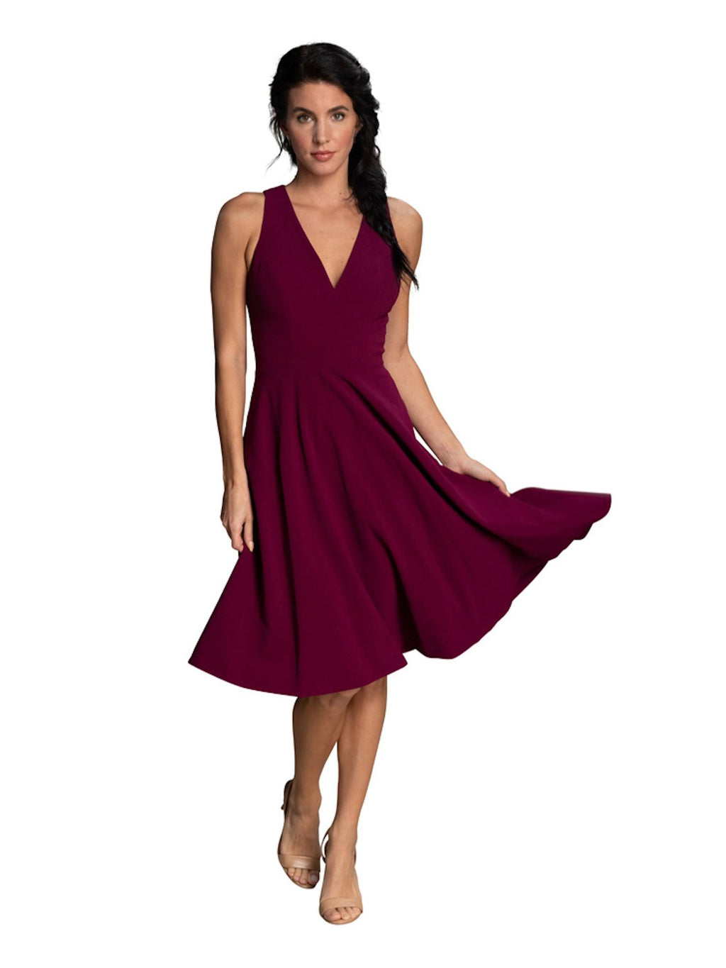 Dark Magenta Dress F754358