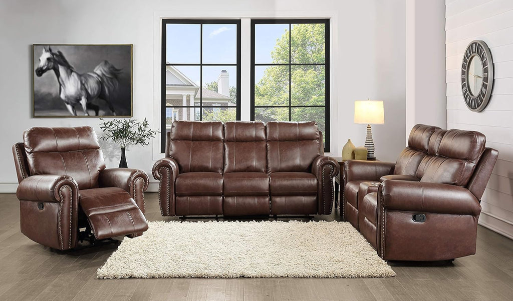 Brown Glider Recliner U244