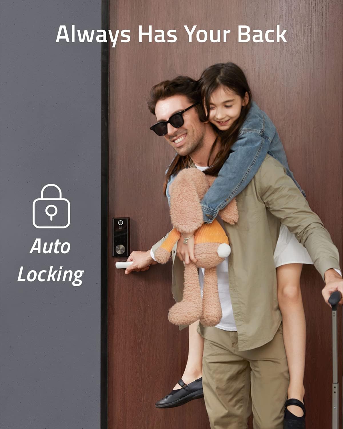 Smart Lock Touch & Wi-Fi Fingerprint Scanner Keyless Entry Door Lock Z55330