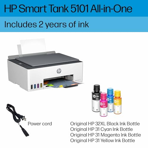 Wireless All-in-One Ink-Tank Printer, White W4272