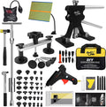 Black Dent Remover Tool Kit with Double Pole Bridge Dent Puller Pack of 2 G87477