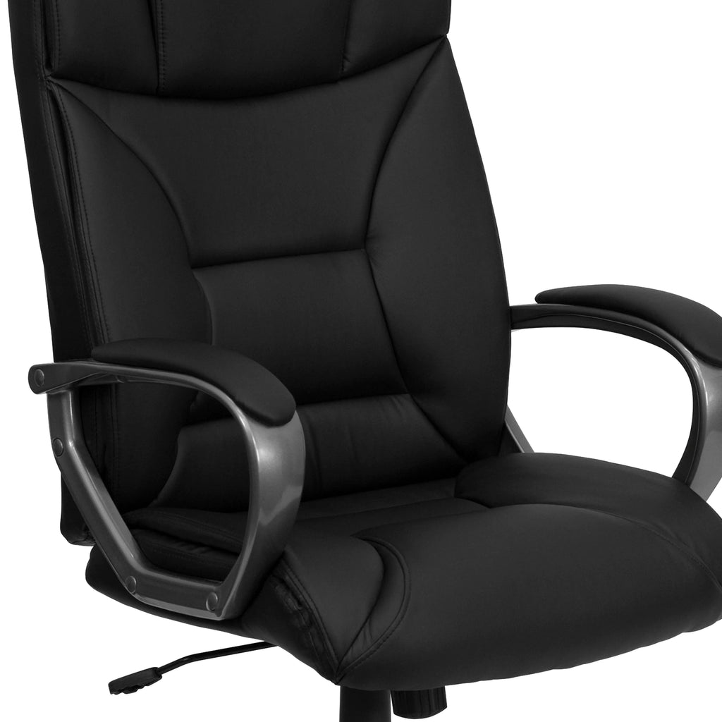 Black LeatherSoft Executive Swivel Office Chair S234164