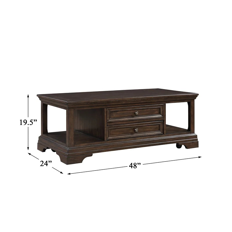 Wooden Lift Top Coffee Table in Espresso H91942