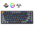 Wireless Bluetooth/USB Wired Gaming Mechanical Keyboard, Compact 84 Keys RGB LED Backlit Red Switch X52025