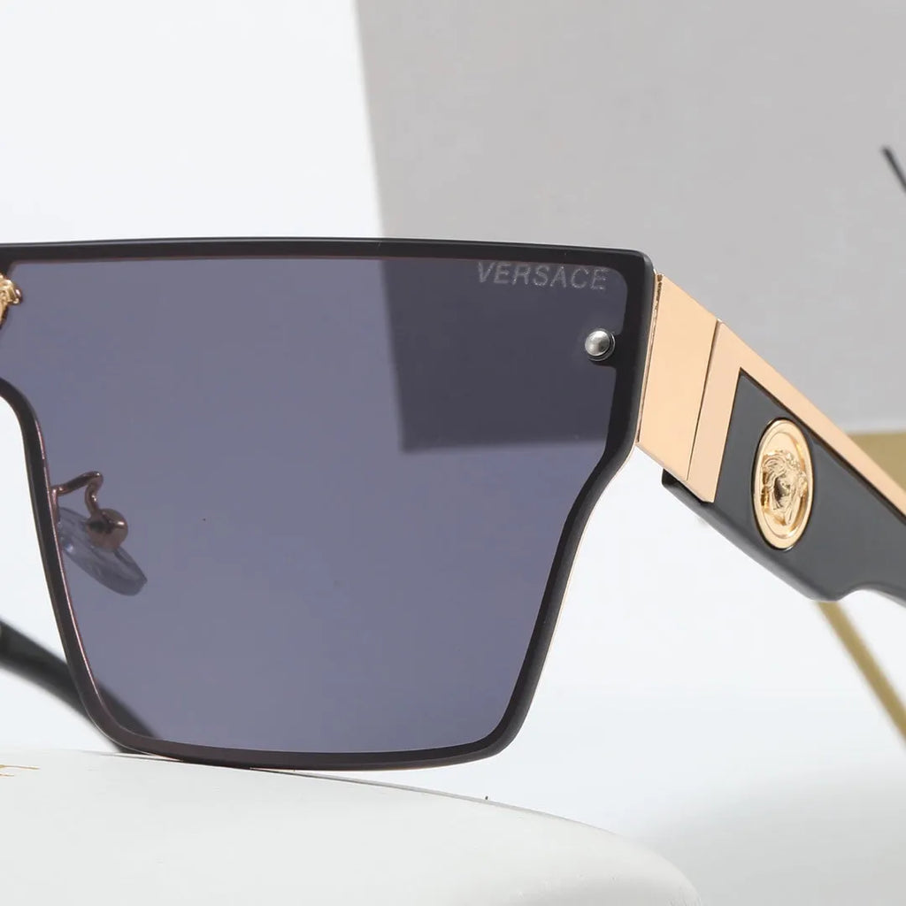 Square Inner Frame One-Piece Polarized Sunglasses P62135