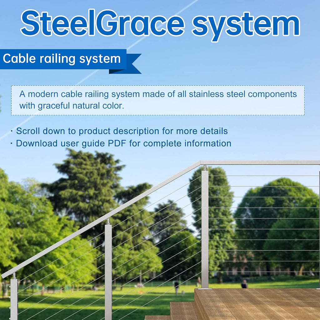 Adjustable Handrail Brackets for Stair Railing System X4400