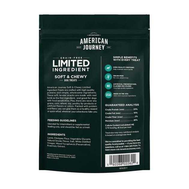 Limited Ingredient Grain-Free Soft & Chewy Dog Treats B305995