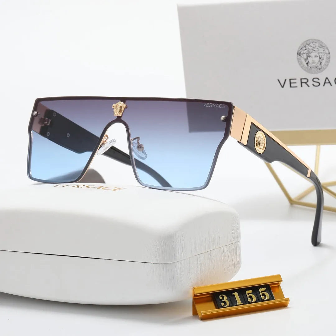 Square Inner Frame One-Piece Polarized Sunglasses P62135