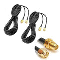 2Pack 33ft WiFi Antenna Extension Cable RP-SMA Male to Female Connector D88432