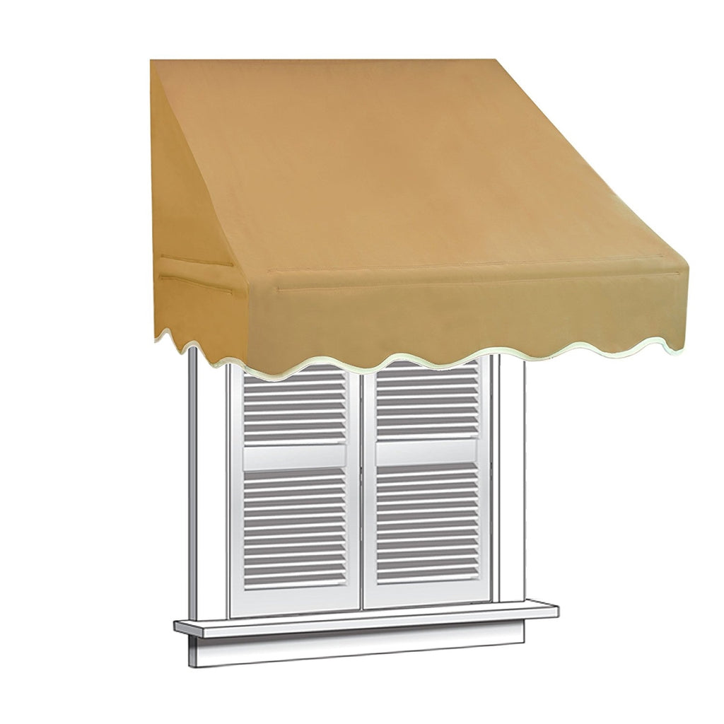 Sand Color Window Awning Door Canopy Q24676