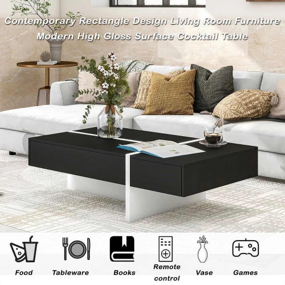 Contemporary High Gloss Cocktail Table H8942
