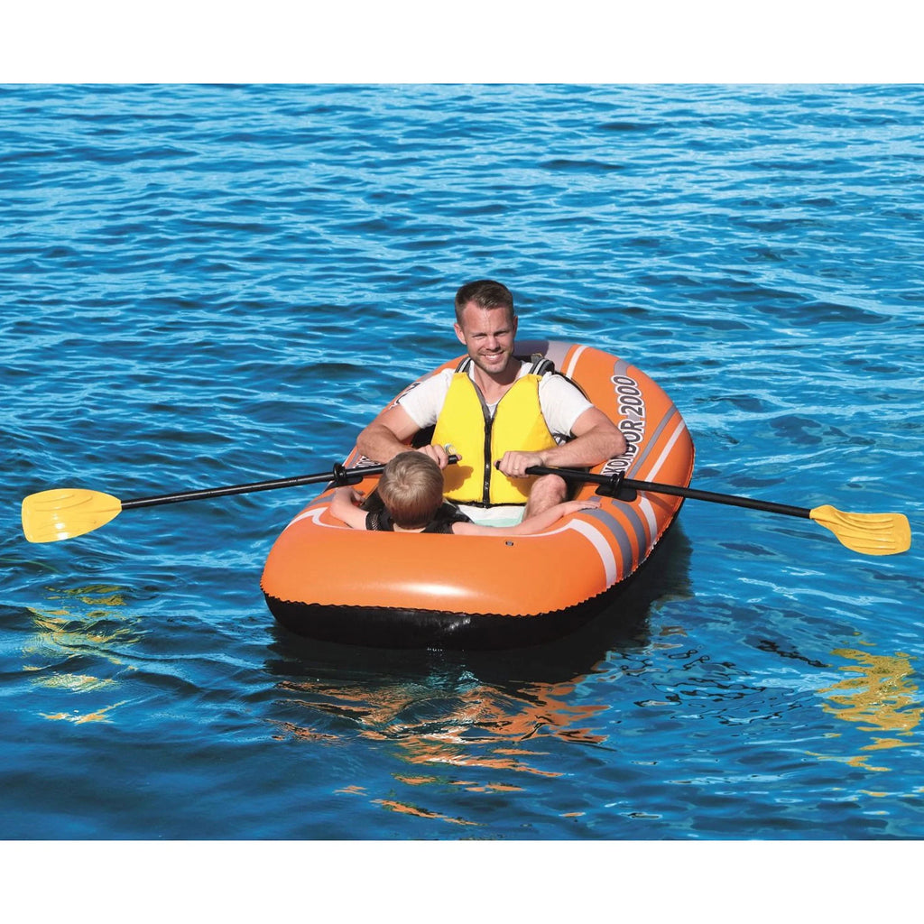 Inflatable Raft Set with Oars and Pump 2 Pack W80557