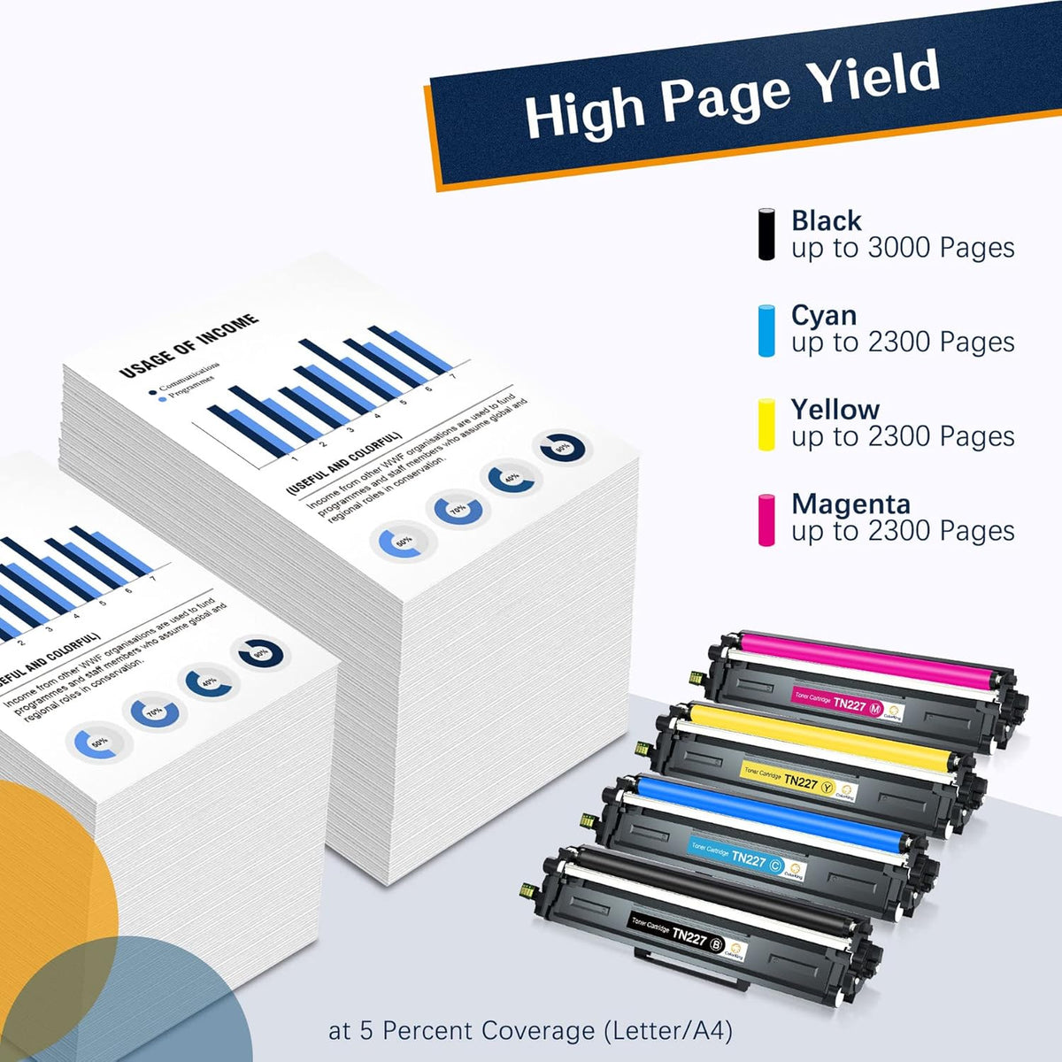Compatible Toner Cartridge 4 Pack High Yield K74943