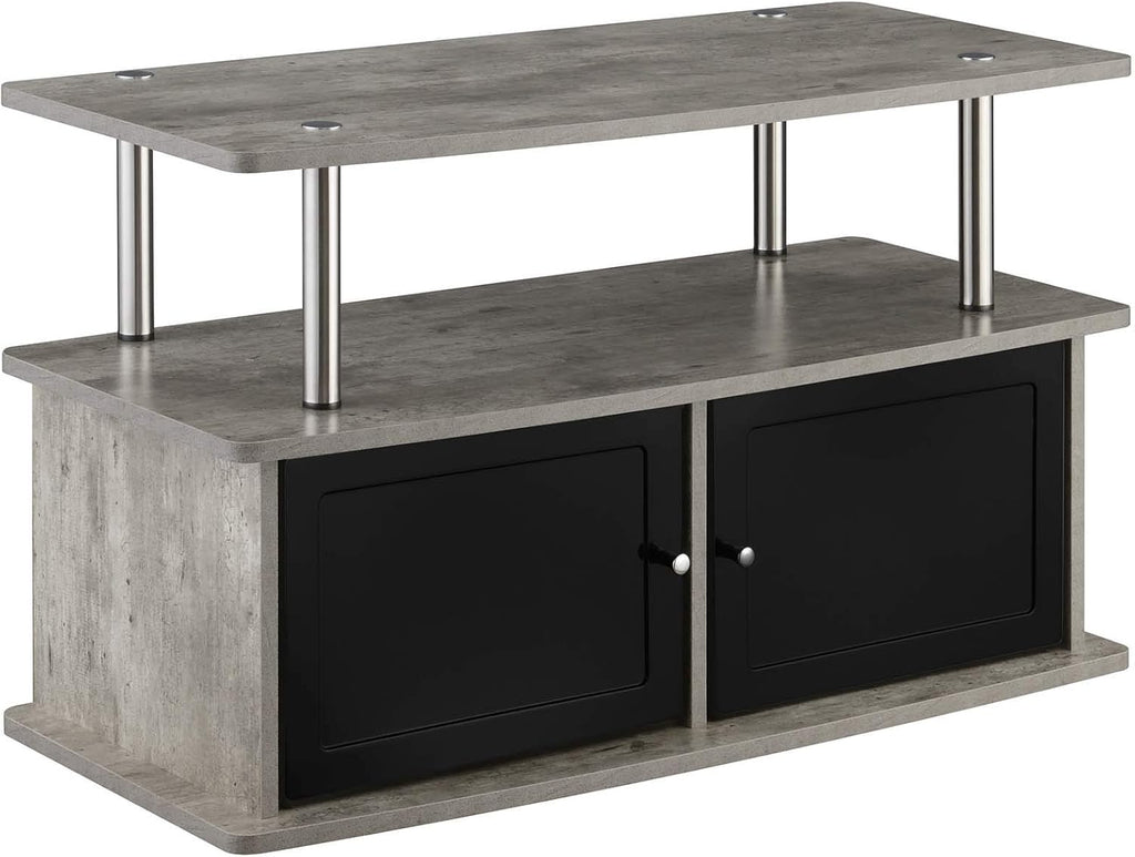 TV Stand with 2 Storage Cabinets and Shelf S4676