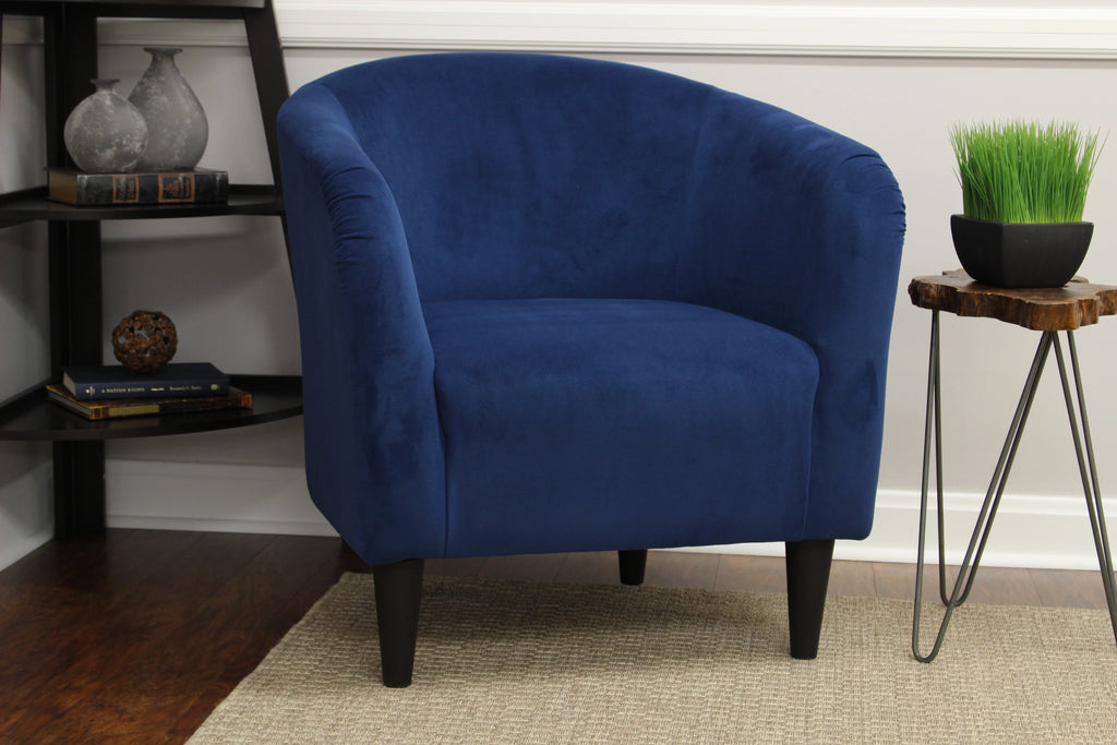 Dove Gray Microfiber Accent Chair U5106