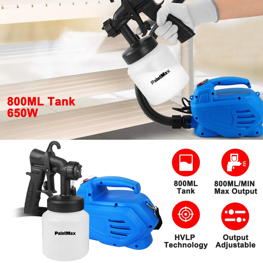 800W Electric Paint Sprayer with 3 Patterns Y338