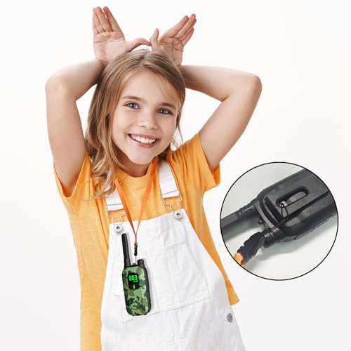 Rechargeable 4 Pack FRS Two Way Radio with Flashlight Earpiece S7394
