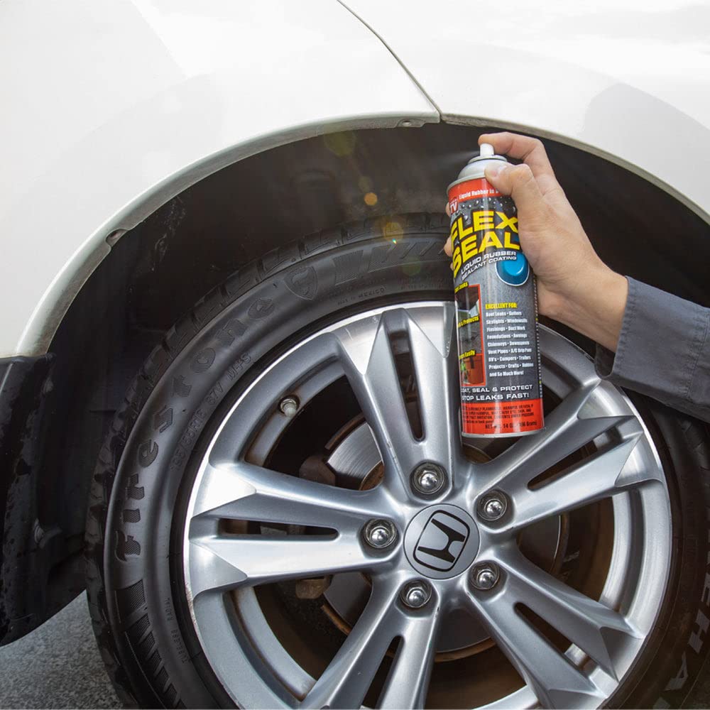 Black 14-oz Spray Rubber Sealant Coating (6 Pack) L7179