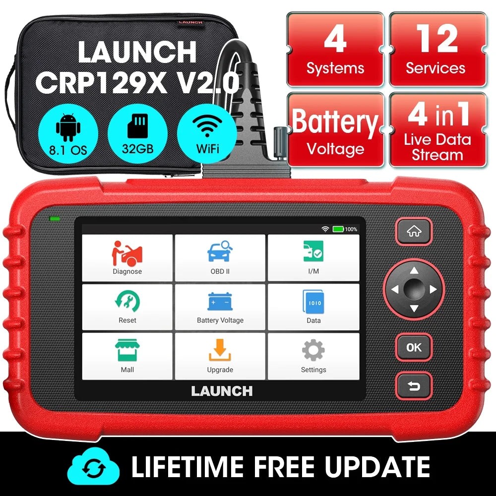 OBD2 Scanner ABS SRS Transmission Check Engine Light Code Reader 8 Reset L747241