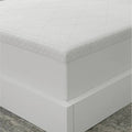 White Cal. King Memory Foam Bed Topper A4733