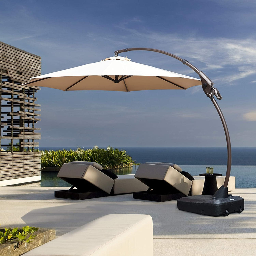 11 FT Aluminum Offset Cantilever Umbrella with Base X804