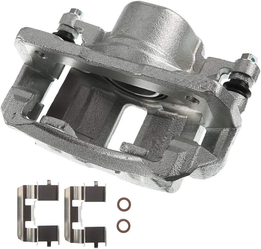Disc Brake Caliper Assembly with Bracket Compatible with Honda Accord V6 3.0L 2003-2007 Front Right Passenger Side Pack of 2 L42144