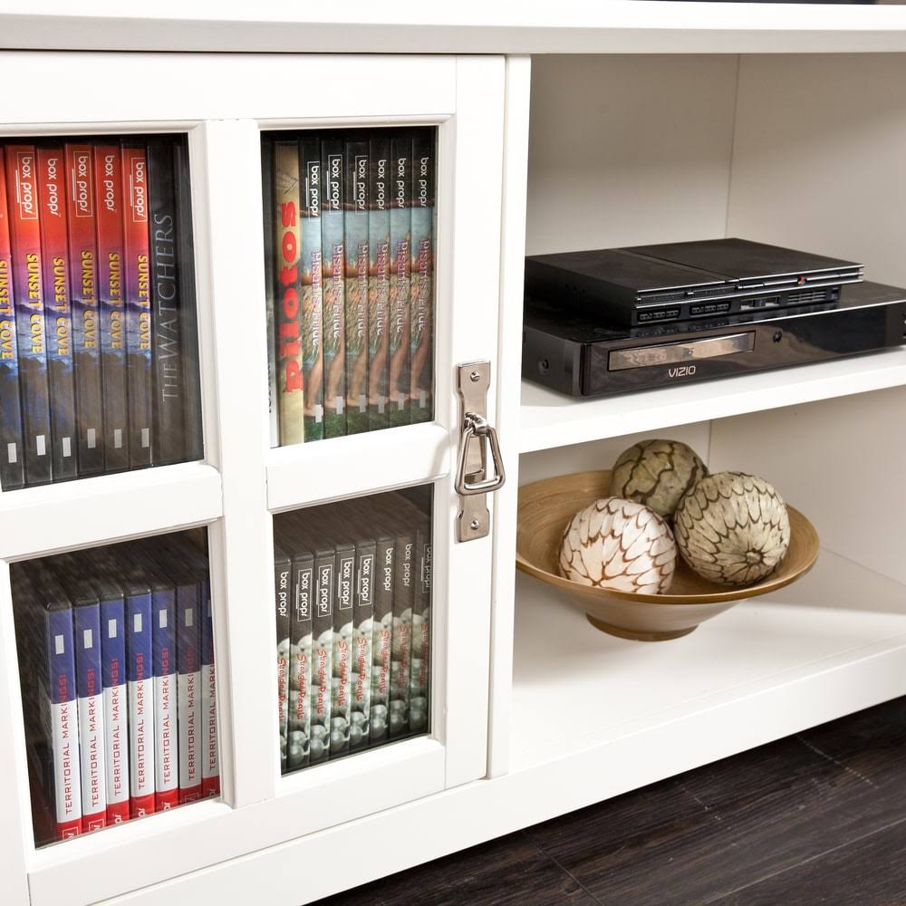 White Media Stand R336391