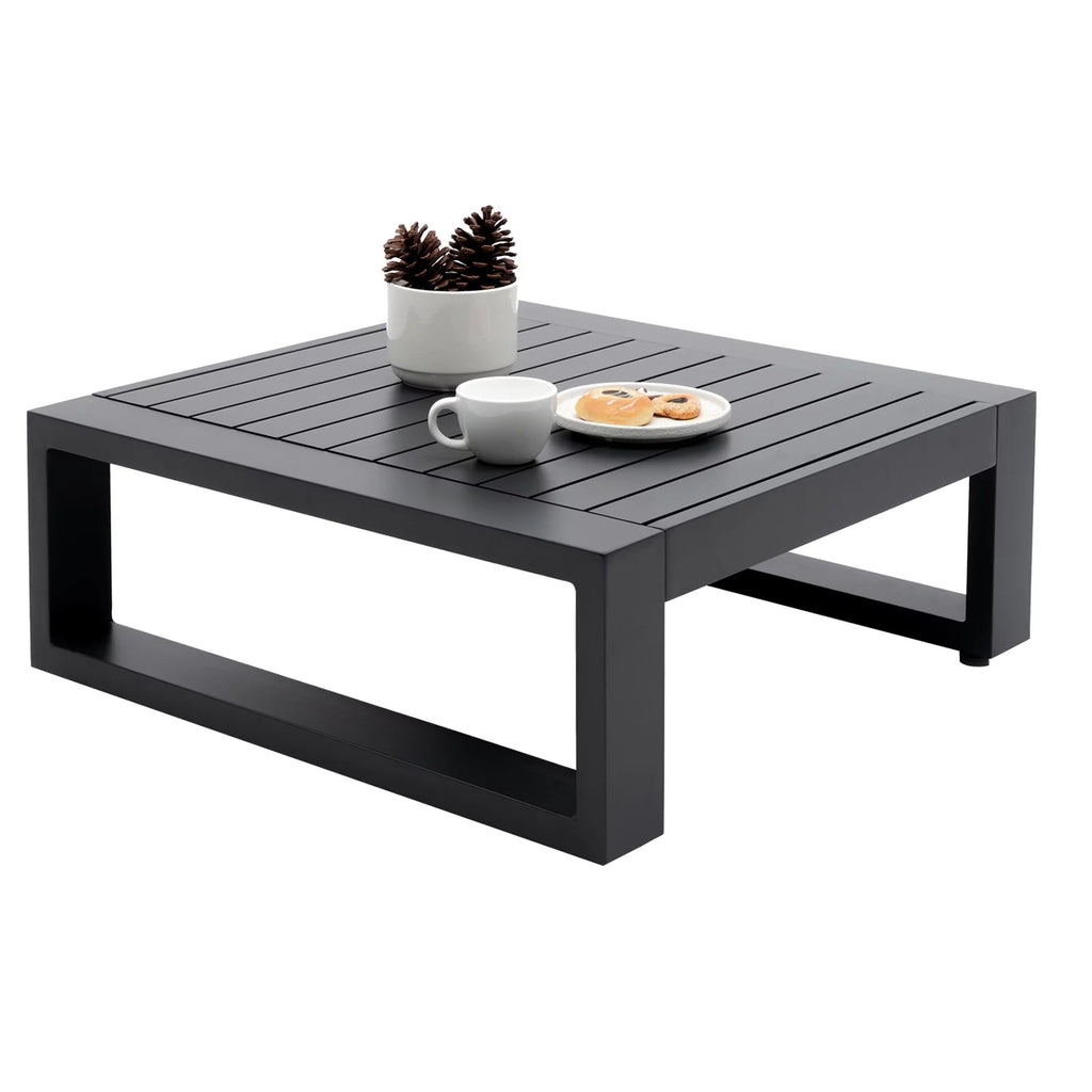Grey Aluminum Outdoor Side Table N970
