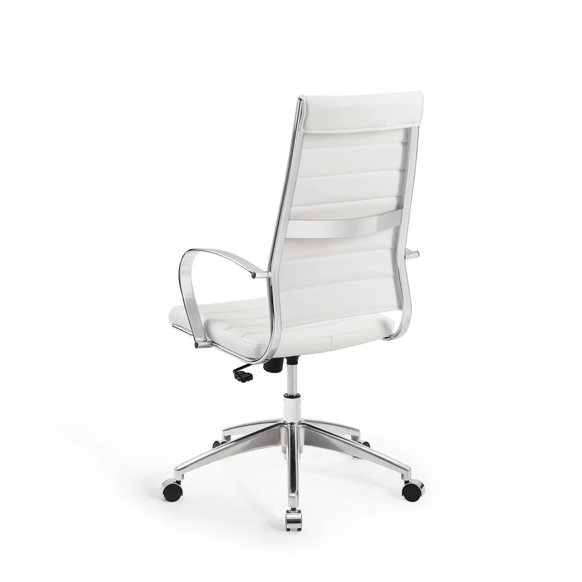 White Faux Leather High Back Chair C594660