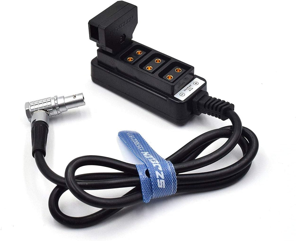 2-Pin Plug to 4-Port D-Tap Hub Adapter Splitter Cable, Pack of 2 O1066