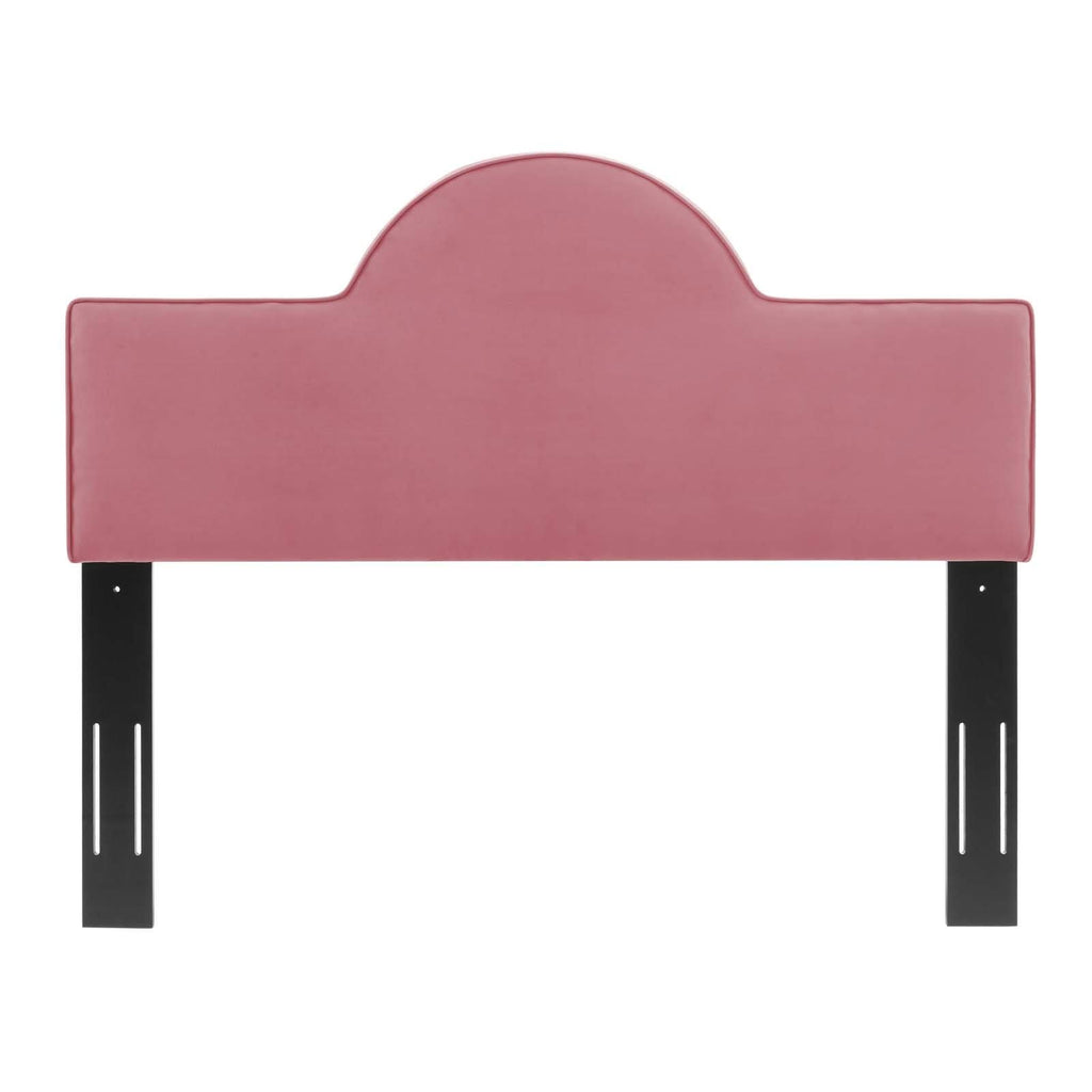 Pink Performance Velvet Twin Headboard B16498