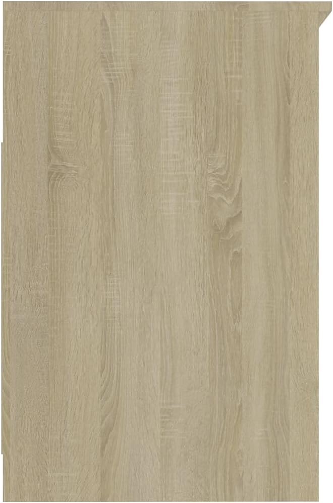 White Sonoma Oak Chipboard Drawer Cabinet R593