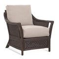 32x22 Wide Armchair Java Blue Gray Beige Stripe E981