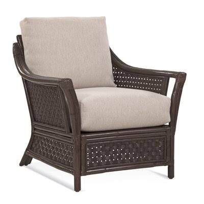 32x22 Wide Armchair Java Blue Gray Beige Stripe E981
