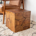 Teak Wood Stool-Ottoman H170274