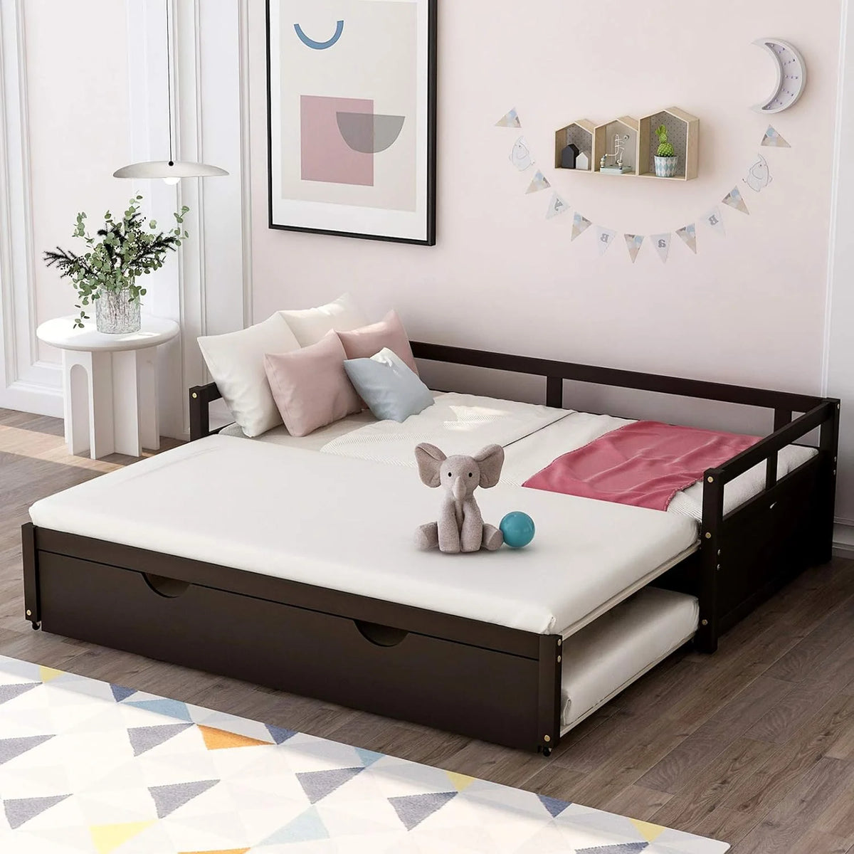 Espresso Daybed with Trundle L174823