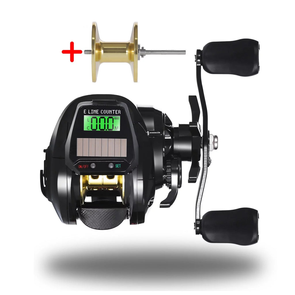 Double Spool Solar Fishing Baitcasting Reel T70829