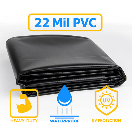10' x 40' Vinyl Tarp 20 oz 22 Mil Waterproof PVC Pond Liner J360610