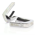 White Mother of Pearl Capo with Chrome Finish W290231