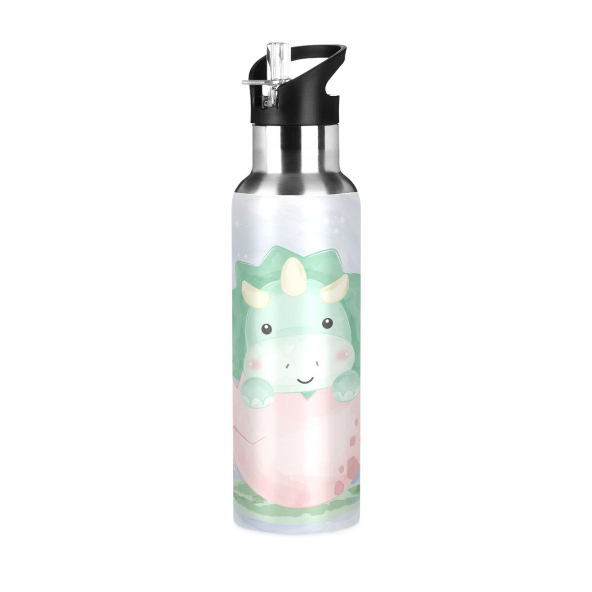 Stainless Steel Insulated Water Bottle with Straw Lid K1344