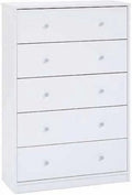 White 5-Drawer Dresser B513516