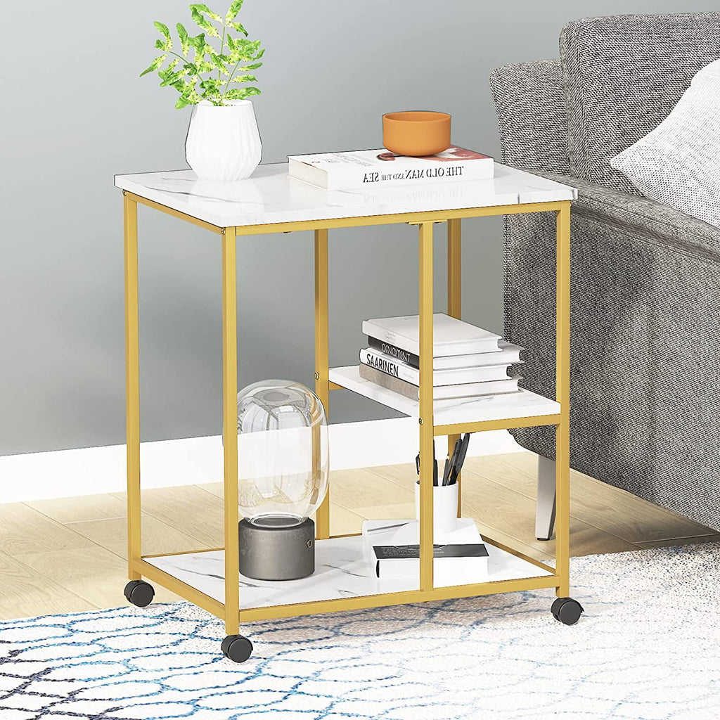 3-Tier Storage Cart with Wheels E945