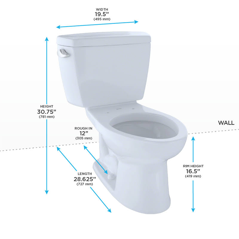 Elongated Two Piece Toilet W77959