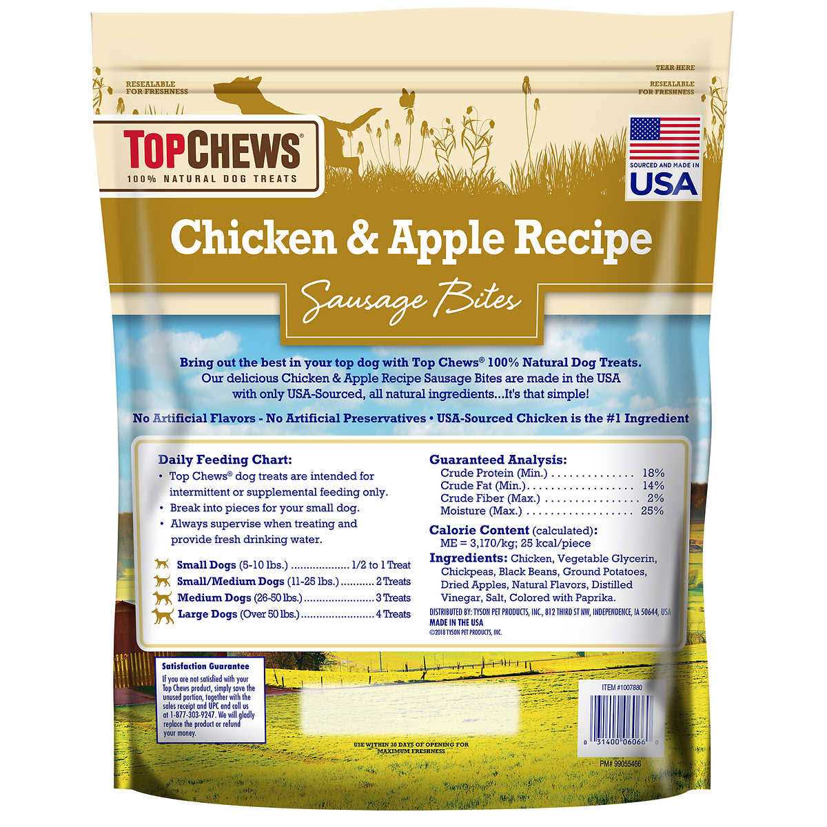 Chicken & Apple Natural Dog Treats I36252