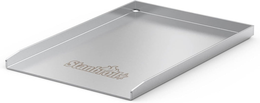 Stainless Steel Gas Grill Griddle Pan Pack of 2 Q4934